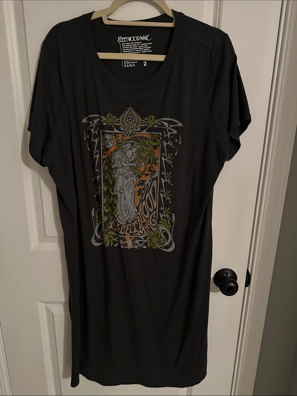 Torrid Fleetwood Mac Gray Tunic Dress